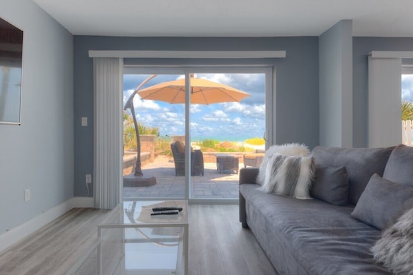 Natural Light from the Oceanfront Patio