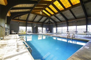 Indoor pool, a heated pool
