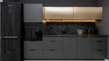 Kühlschrank, Ofen, Herdplatte, Geschirrspüler