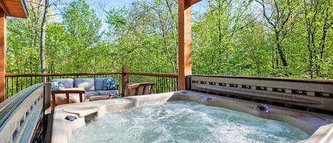 Bain à remous extérieur