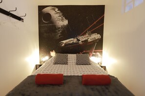 1 chambre, fer et planche Ă repasser, lit parapluie, Wi-Fi gratuit