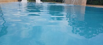 Private, Ocean & Mountain View private Villa with Solar heated Pool