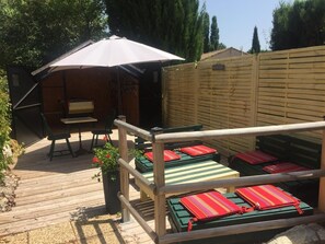 Outdoor dining - La Cigale Rouge à Callian (CALLIAN)