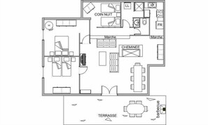 Floor plan - Le Platane aux Espérifés (VIDAUBAN)