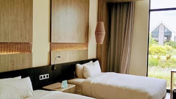 Egyptian cotton sheets, premium bedding, down duvets, memory-foam beds