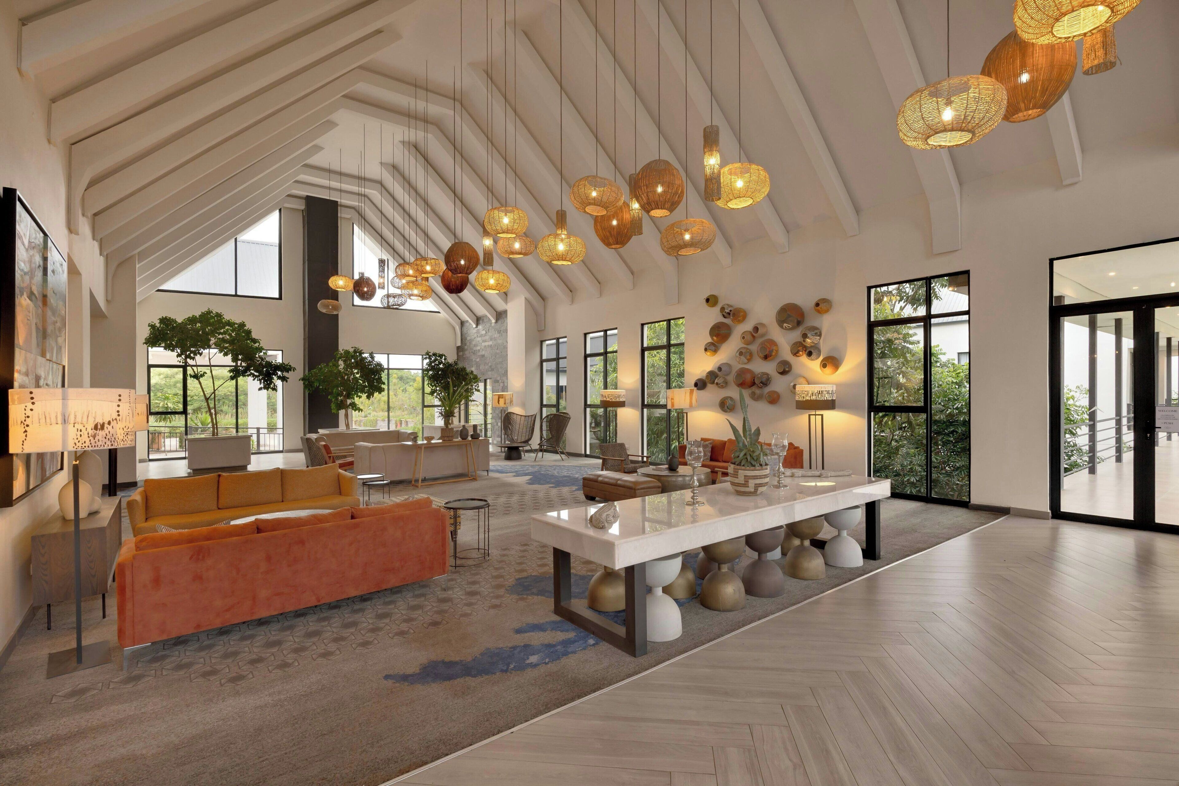 Brewpub, garden views, open daily