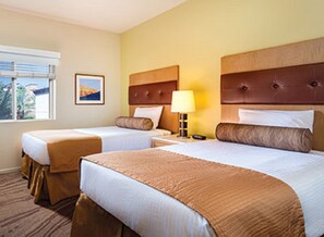 2 bedrooms, in-room safe, iron/ironing board, WiFi