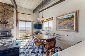 Dining - Amazing Ski-In/Out Condo w/Balcony, Free WiFi, Fireplace, Shared Hot Tub, Pool (Steamboat Springs)