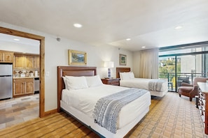 1 bedroom, iron/ironing board, Internet, bed sheets