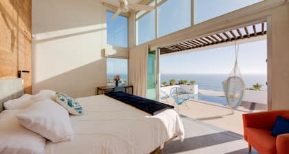 Luxury Ocean-View Villa w/ Pool By Cerritos Beach