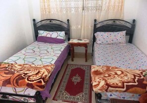 2 bedrooms, iron/ironing board