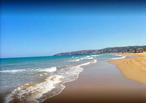 On the beach