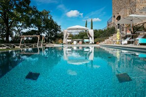 Una piscina riscaldata