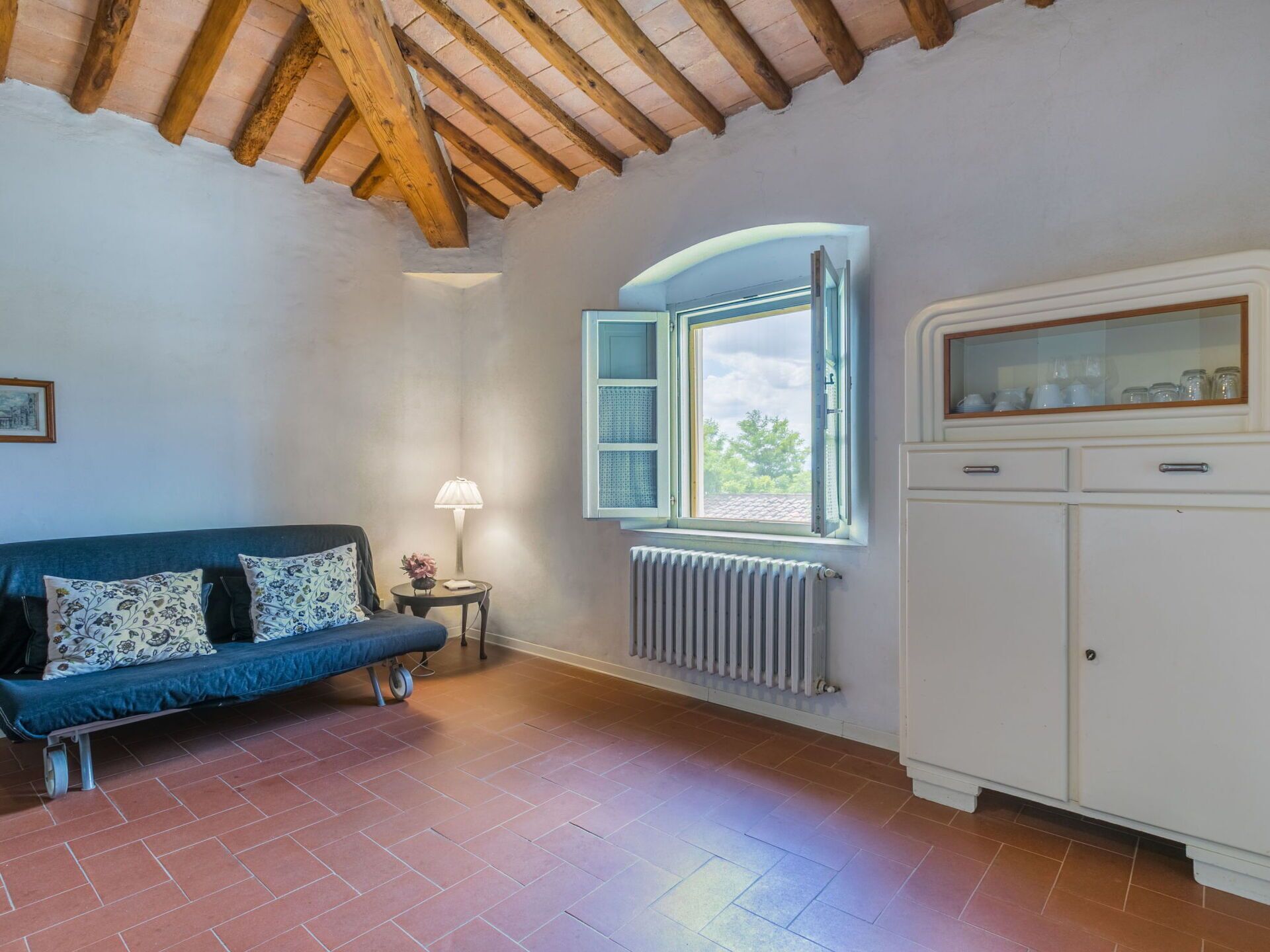 Schöne Wohnung In Einem Ferienhaus Für 4 Gäste Mit Pool, Tv Und Innenhof - Poggibonsi