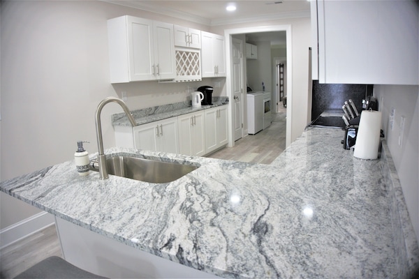 L shaped kitchen