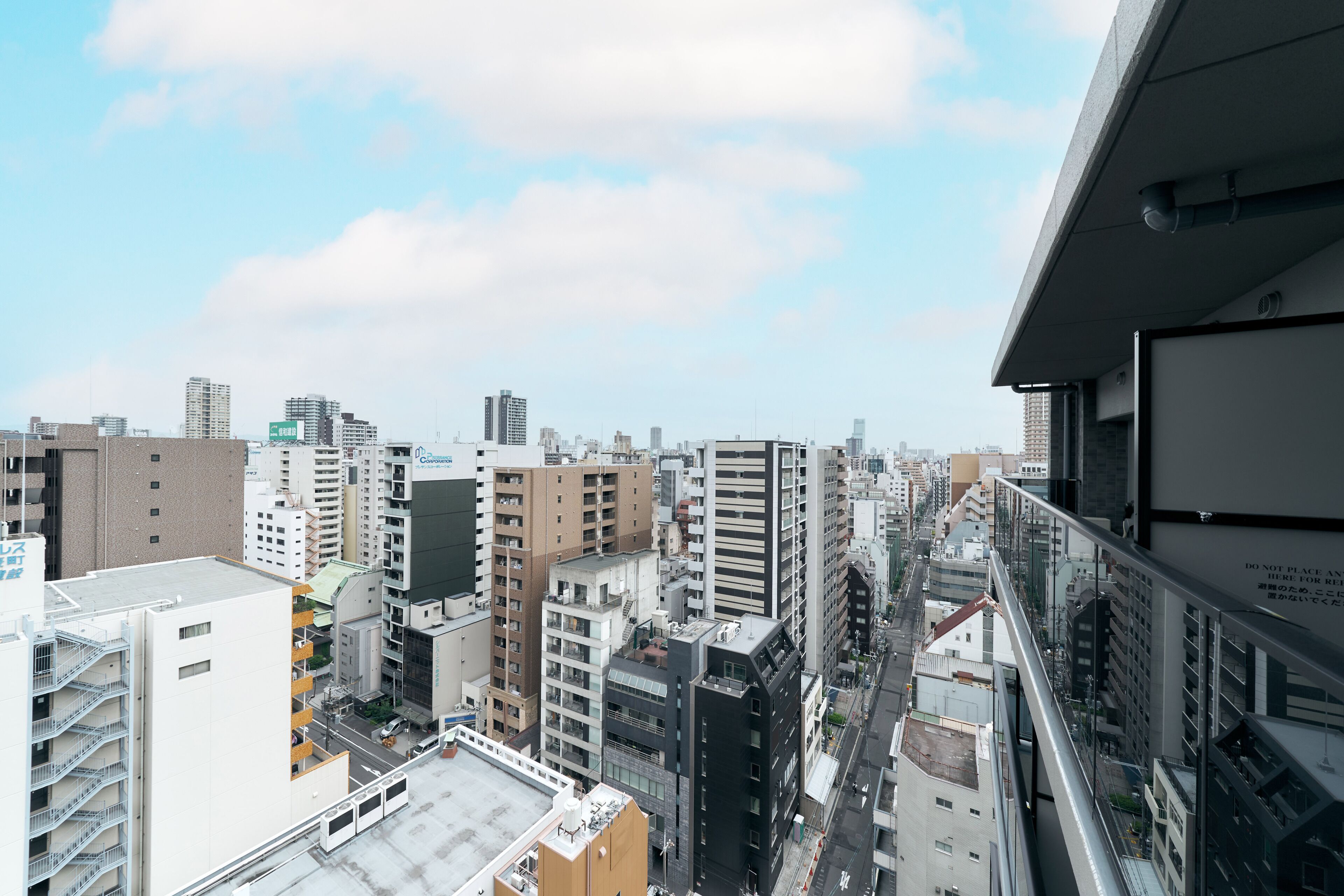 部屋からの景観