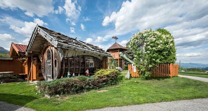 Appartement de vacances "Résidence Condor Rosengarten" avec vue sur la montagne, sauna, Wi-Fi et jardin