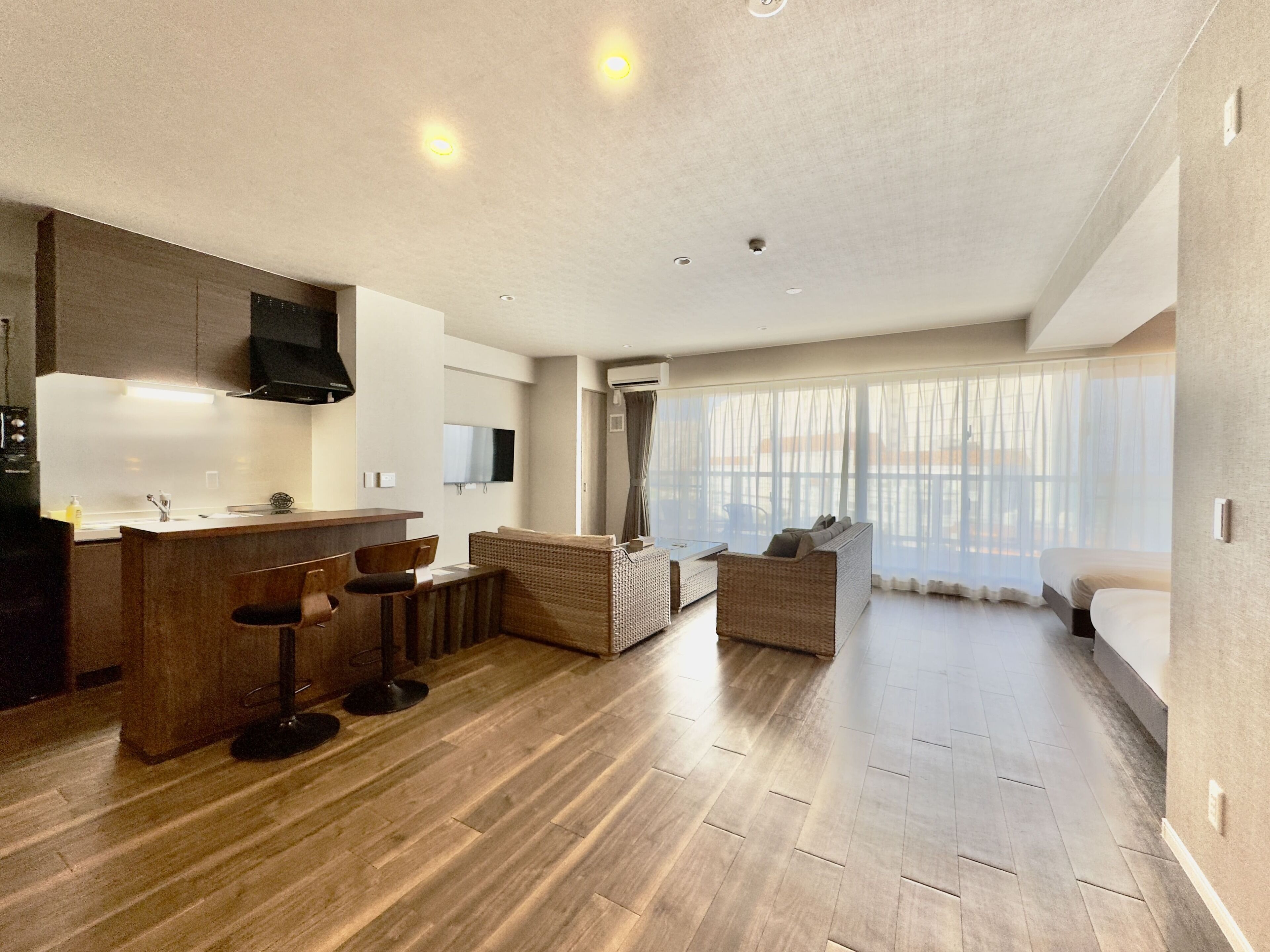 Appart'hôtel Standard, non-fumeurs (Suite) | Couette en duvet d'oie, Wi-Fi gratuit, draps fournis