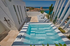 Luxe tweepersoonskamer | Terras