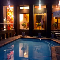 Front of property - evening/night
