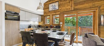 Les Gets - Lovely apartment with balcony and fireplace near the slopes