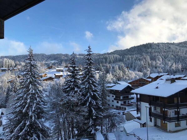 Exterior - Les Gets - Renovated apartment 12 pax, 4 bdrm, parking, WIFI, near slopes (Les Gets)