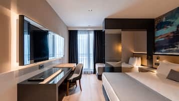 1 habitación, minibar, wifi gratis y ropa de cama