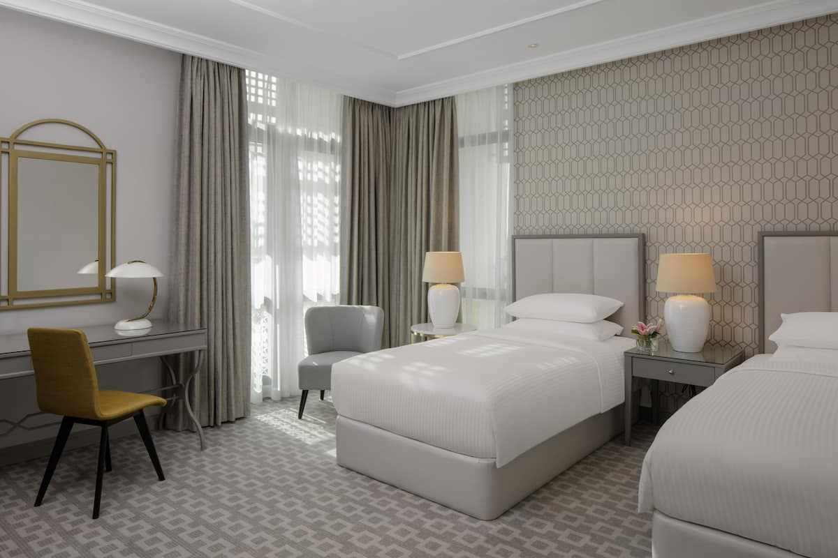 Apartemen | 3 kamar tidur, brankas, tirai kedap cahaya, dan kedap suara