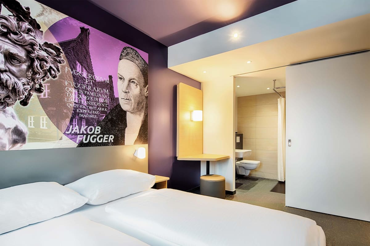 Habitación doble | Ropa de cama hipoalergénica, escritorio, insonorización y wifi gratis