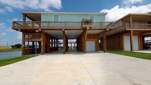 Exterior - Bay Dreaming: 3  BR, 2  BA House in Port Bolivar, Sleeps 12 (Bolivar Peninsula)