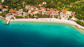 Apartment | Beach - Studio Next to the Beach w Terrace & Parking (Baska Voda)