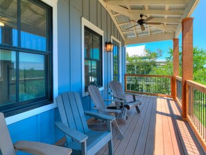 Terrace/patio - Carlton Landing- Rhythm and Blue! Lake View Home (Eufaula)