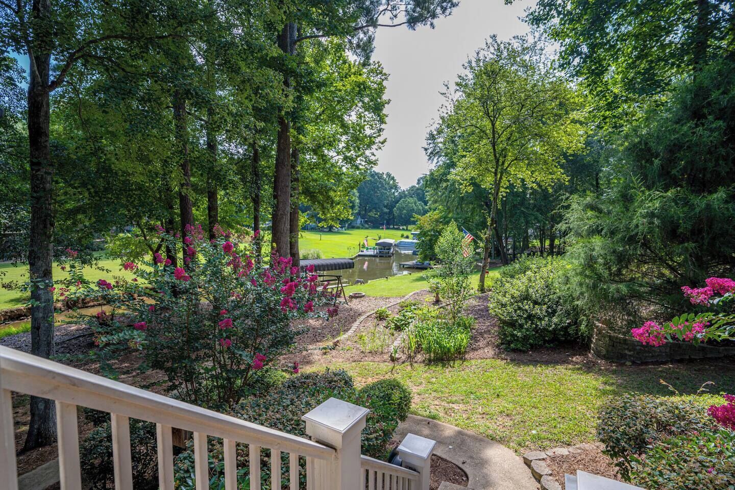 Lakefront View from the Garden