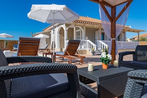 Terrace/patio - 2 Bedroom Villa Blossom with private pool, beautiful garden and BBQ area. (Zakynthos)