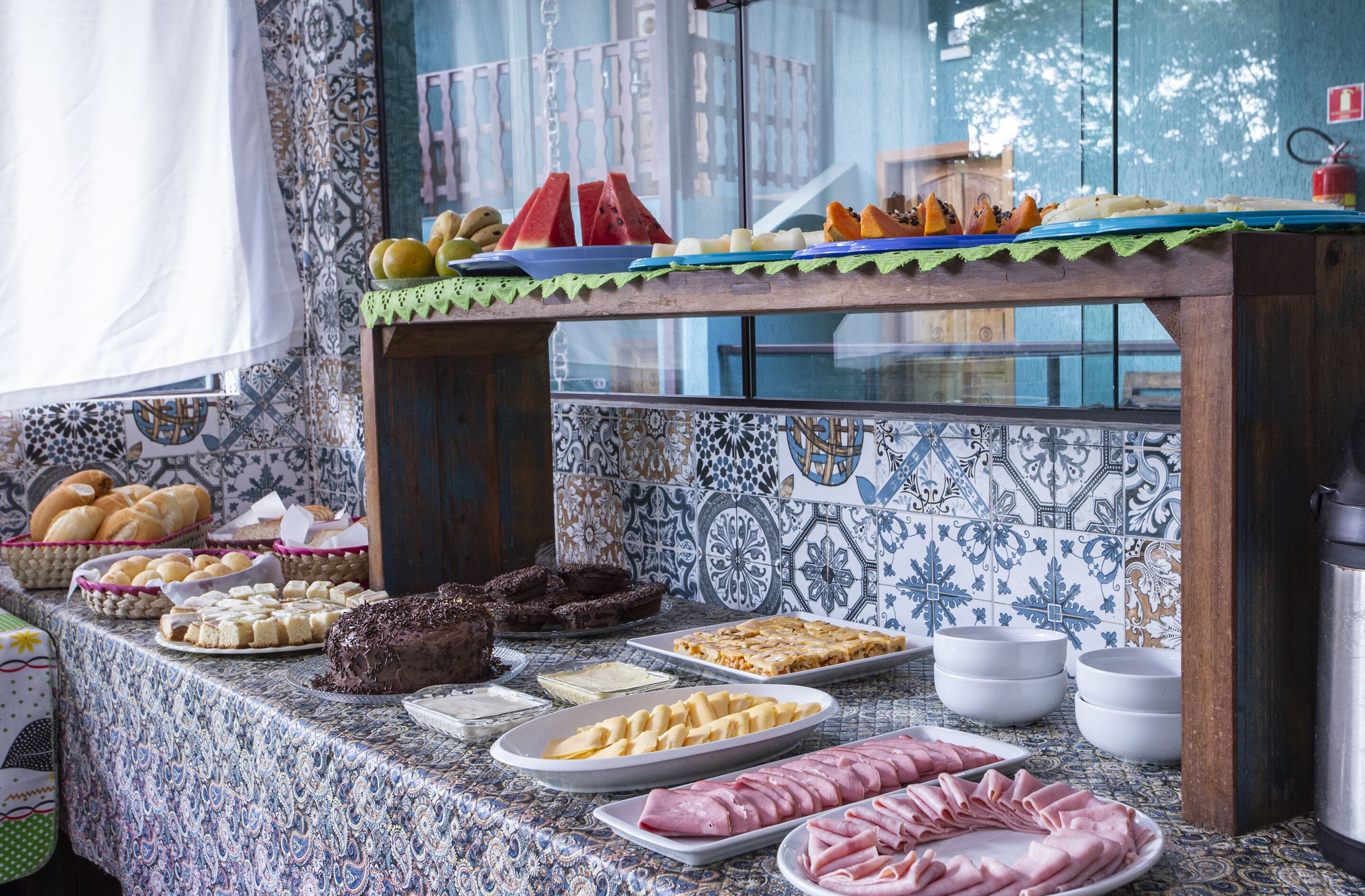 Free daily buffet breakfast