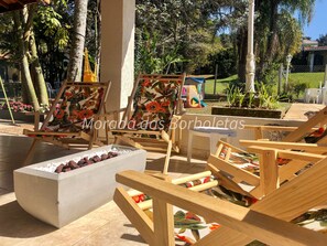 Property grounds - Exclusive Top Swimming Pool of the Residence Conforto Lazer 24h Security. <br> (Ibiúna)