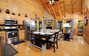 Interior - Rockin' in the Smokies | Enjoy grilling out, cozying up in the hot tub, or playing arcade games! (Sevierville)