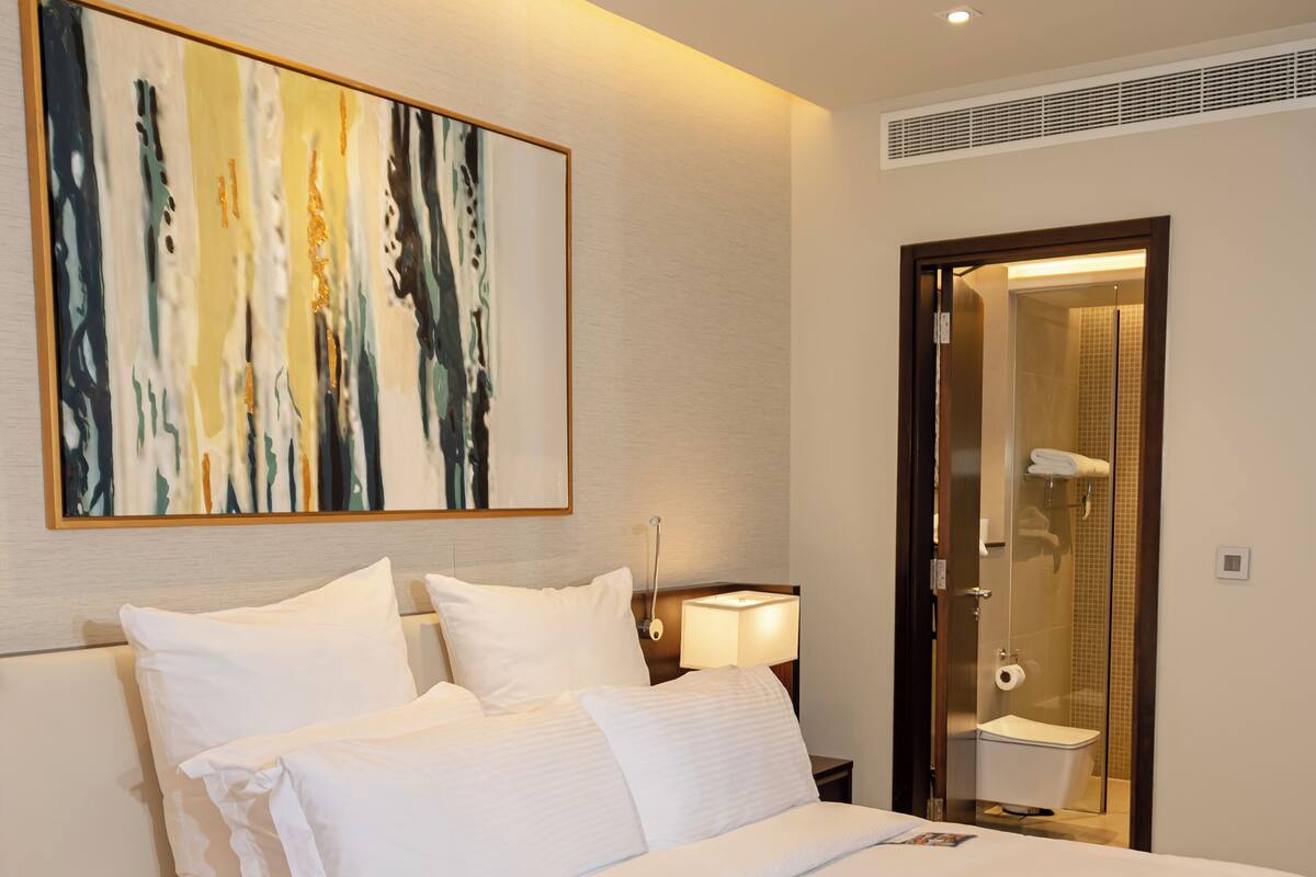 Executive-Zimmer, 1 Schlafzimmer | Hochwertige Bettwaren, Daunenbettdecken, Zimmersafe, Schreibtisch