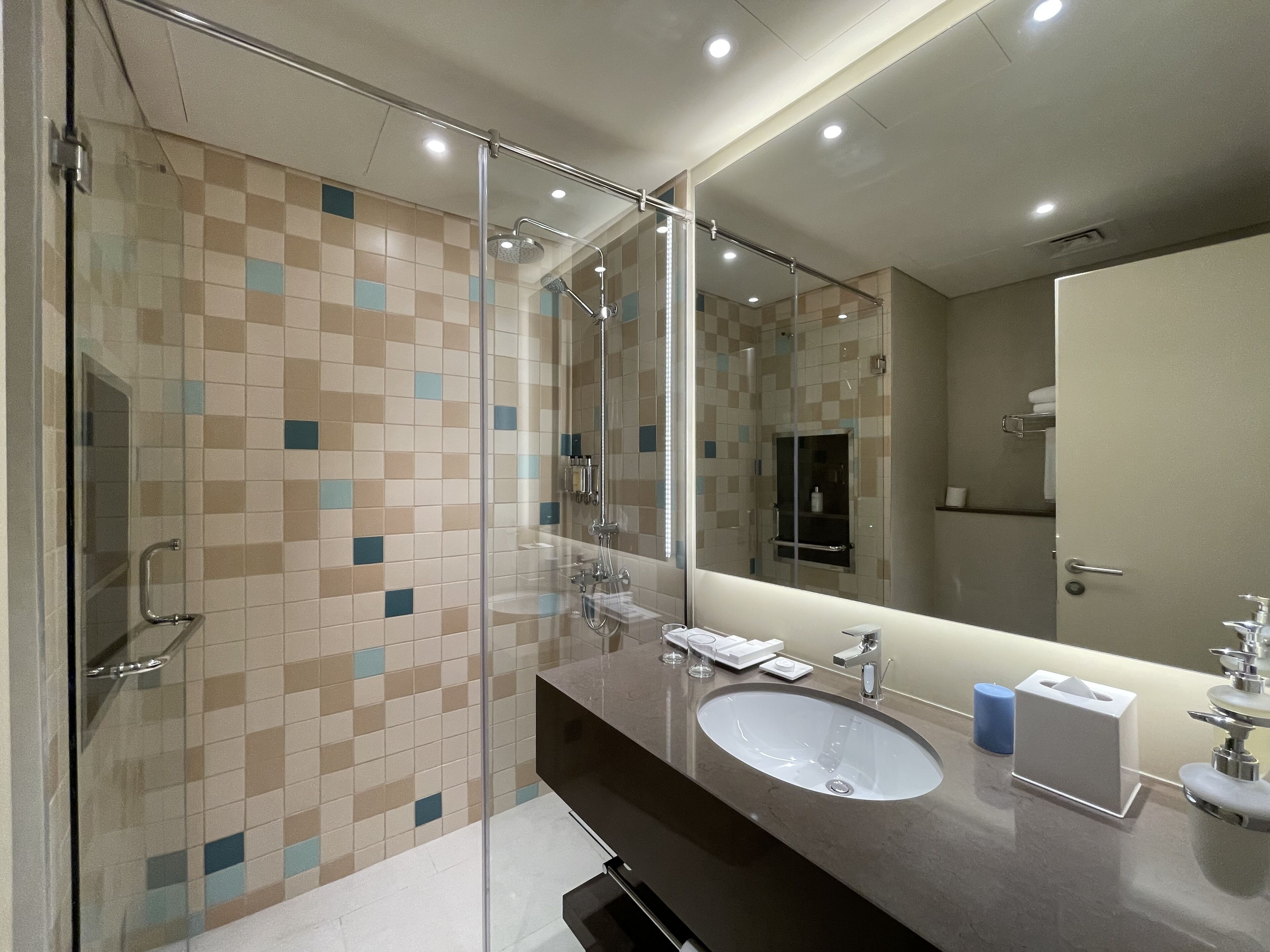 premier room | bathroom | free toiletries, hair dryer, bathrobes, slippers