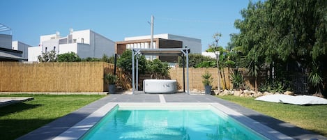 Una piscina riscaldata