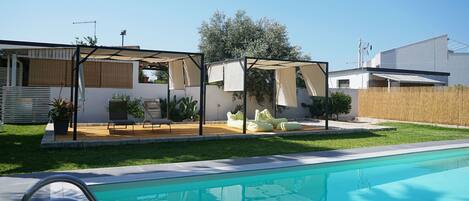 Et oppvarmet basseng