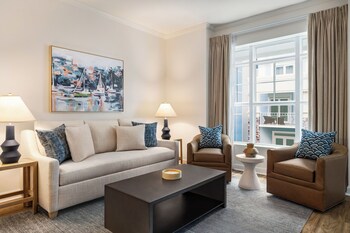 Premier Suite, 1 Bedroom (Residence, 1 King) | Living area | LCD TV at Wild Dunes Resort – Residences at Sweetgrass