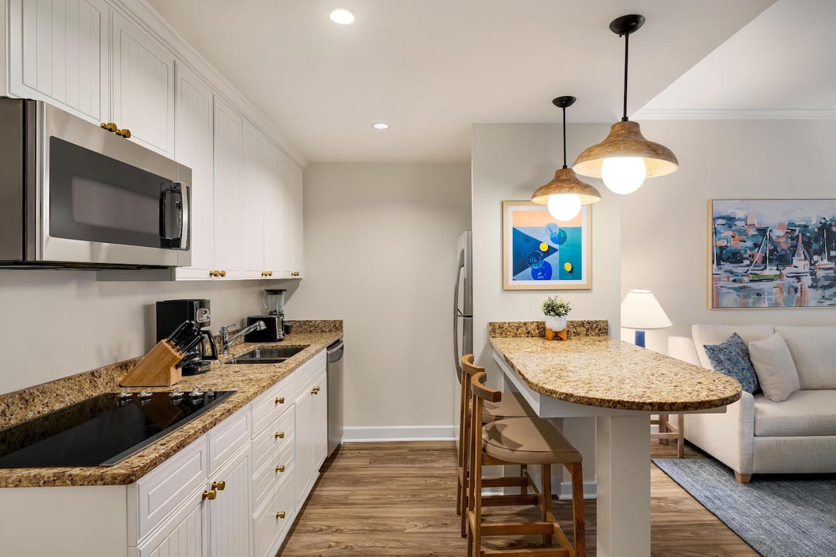 Suite « Premier », 1 chambre (Residence, 1 King) | Bureau, fer et planche à repasser, Wi-Fi gratuit, draps fournis