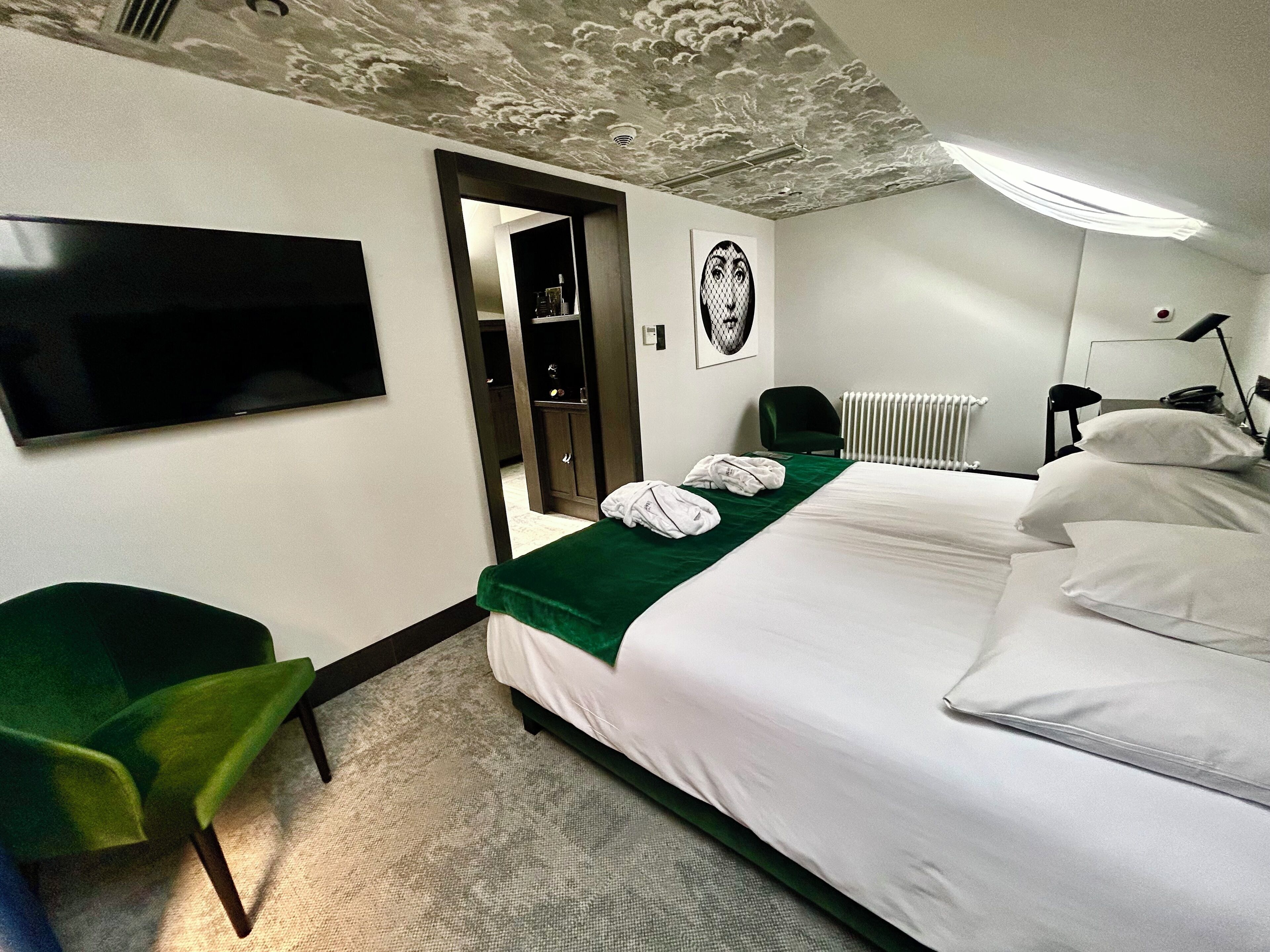 Junior Studio Suite, 1 King Bed with Sofa bed, Non Smoking (Small Room with Sofabed) | In-room safe, desk, laptop workspace, free WiFi