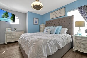 5 bedrooms, iron/ironing board, travel cot, free WiFi
