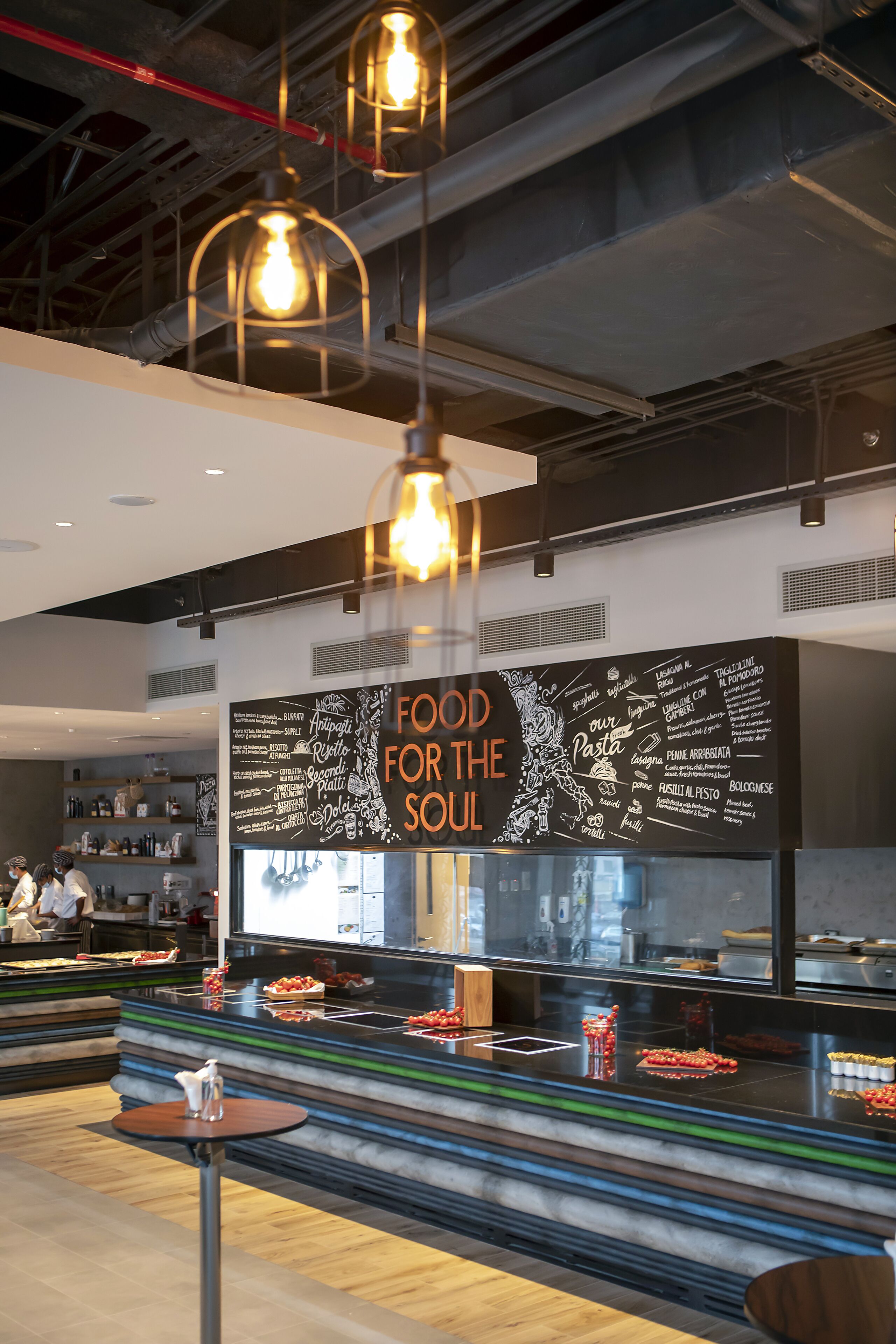 daily buffet breakfast (aed 65 per person)