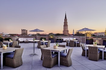 Rooftop terrace at The Loutrel