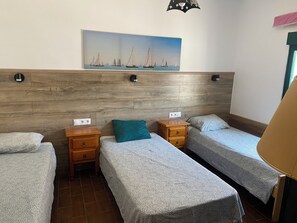 3 habitaciones, wifi gratis, ropa de cama y acceso para silla de ruedas