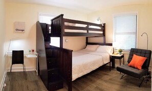 4 bedrooms, desk, iron/ironing board, free WiFi