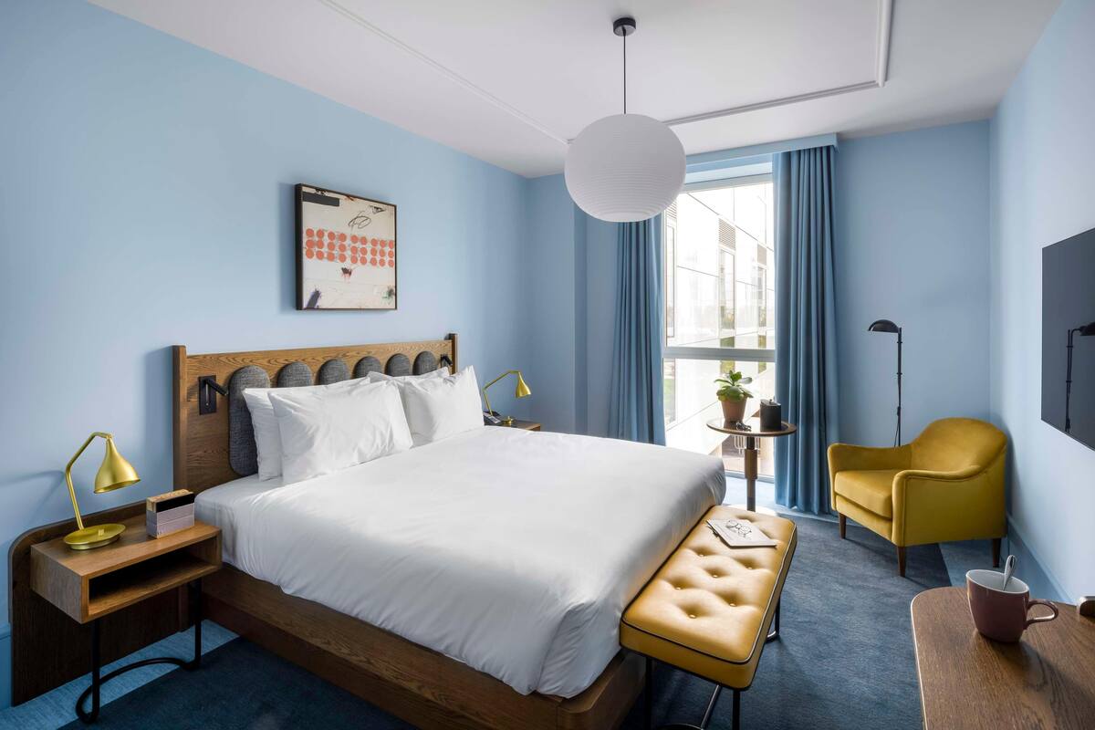 In-room safe, desk, blackout curtains, iron/ironing board
